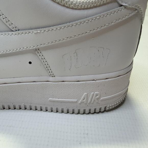 Nike Air Force 1 Shoes Mens Size 9 White CW2288-111 Leather Low Top - Picture 3 of 14